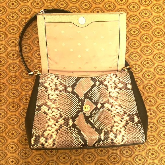 kate spade Bags Kate Spade Shoulder Bag Snake Beige Multi Staci